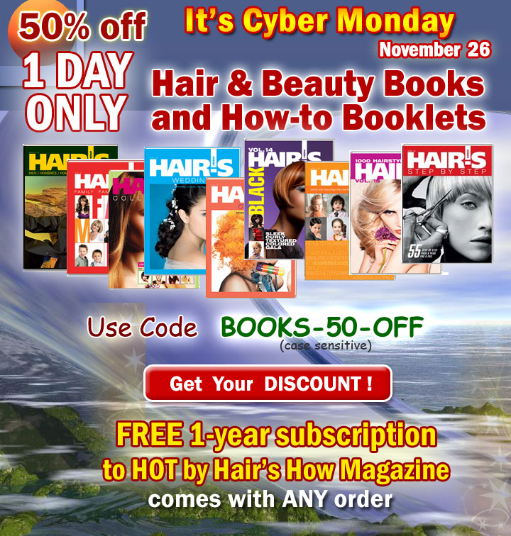 ALL Hairstyle Books - 50% OFF - Cyber Monday Sale