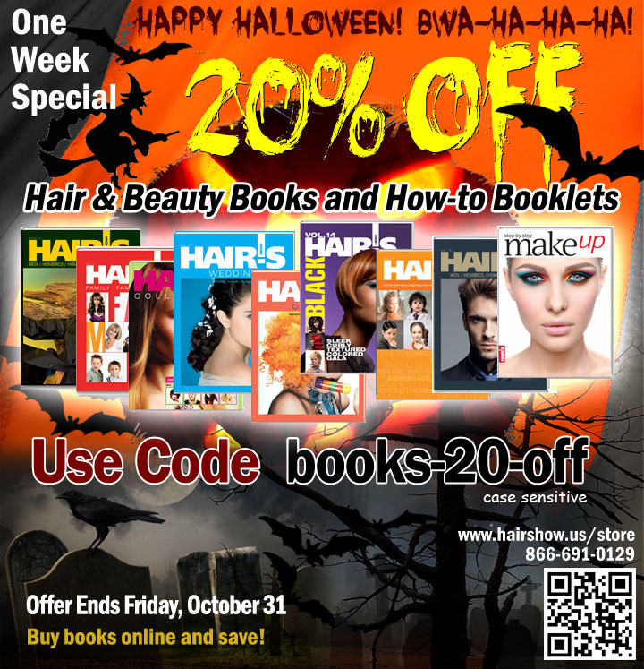 ALL Hairstyle Books - 20% OFF - Halloween Sale