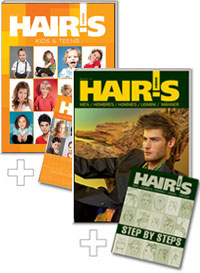 Vol.12 Men + Vol.13 Kids and Teens Hairstyles 